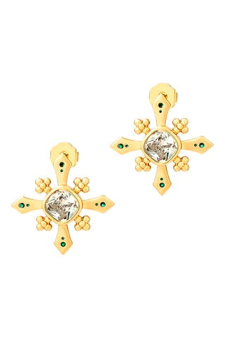 Puces North Star Charm - Plaqué or jaune
