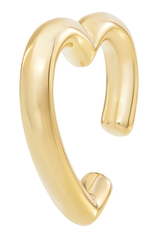 Earcuff Love Links - Banhado a ouro amarelo