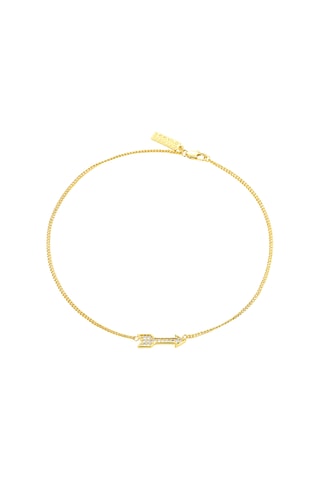 Colar Cupid Arrow Shine - Banhado a ouro amarelo