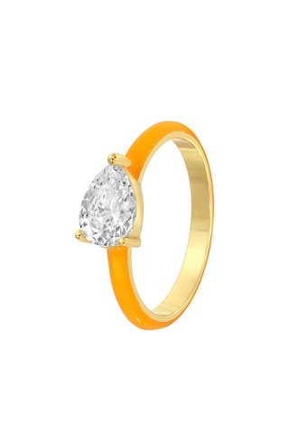 Anel The 90210 - Banhado a ouro amarelo