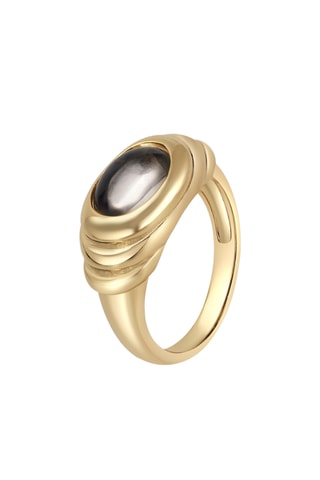 Anel Alchemist Ancient Wisdom - Banhado a ouro amarelo