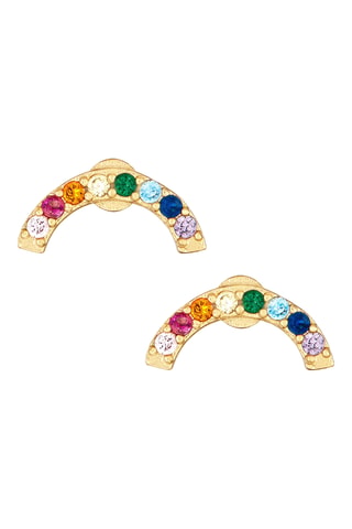 Brincos Rainbow Luck - Banhado a ouro amarelo