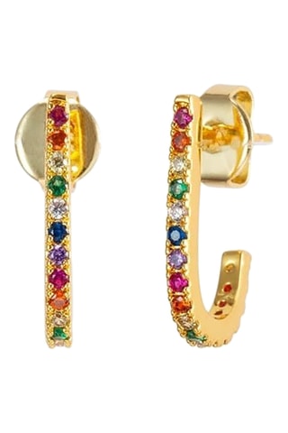 Boucles d’oreilles Rosa - Plaqué or jaune