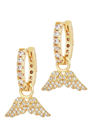 Argolas Pure Angel - Banhado a ouro amarelo