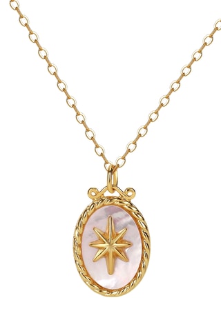 Colar Infinity Star - Banhado a ouro amarelo