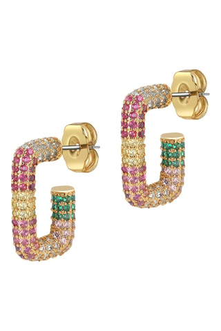 Argolas Urban Glow - Banhado a ouro amarelo
