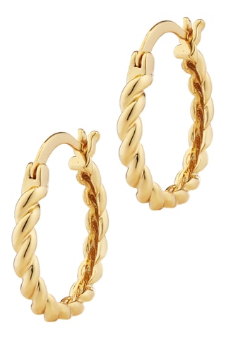 Argolas Sailor's Twist - Banhado a ouro amarelo