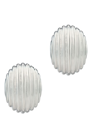 Boucles d’oreilles Down by the Seashore - Plaqué or blanc