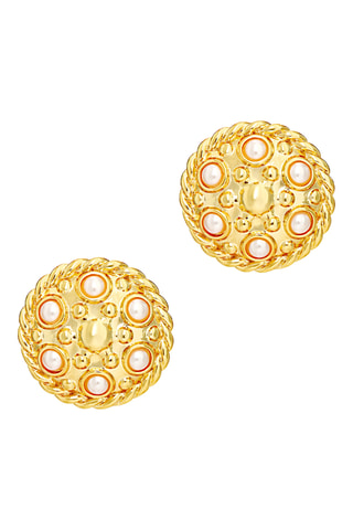 Brincos The Catalinia - Banhado a ouro amarelo