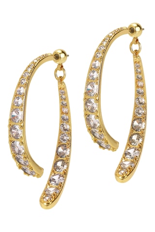 Brincos Twist Cascade - Banhado a ouro amarelo