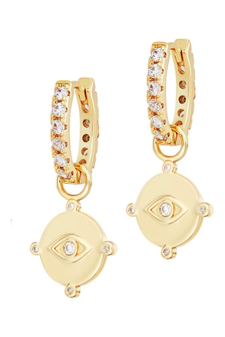 Argolas Apple of my Eye - Banhado a ouro amarelo