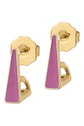 Brincos Barbara Millicent - Banhado a ouro amarelo