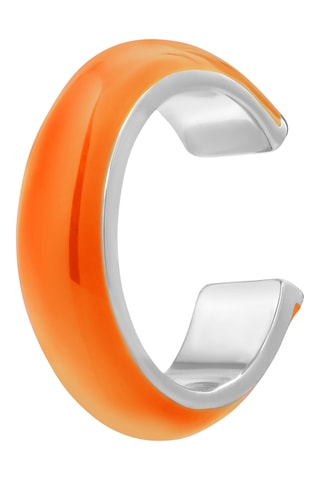 Earcuff Sunset Strip - Banhado a ouro branco