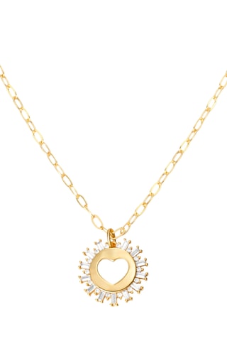 Colar Twin Flame Love - Banhado a ouro amarelo