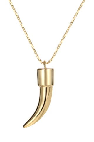 Colar Magic Horn - Banhado a ouro amarelo