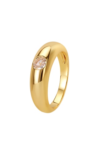 Anel The Nova Shine - Banhado a ouro amarelo