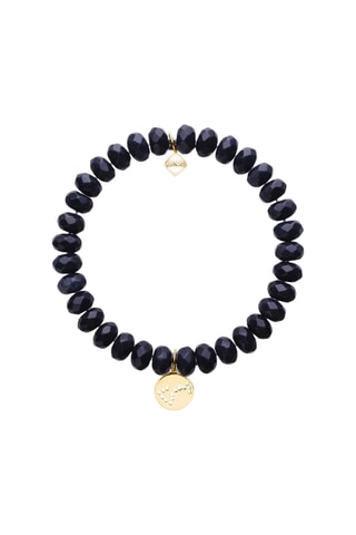 Pulseira Scorpion - Banhado a ouro amarelo e ágatas