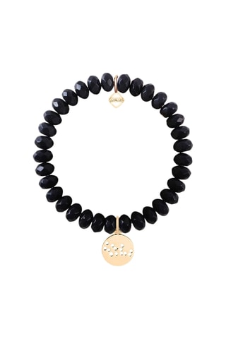 Pulseira Vierge - Banhado a ouro amarelo e ágatas