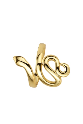 Anel The Infinity Truth - Banhado a ouro amarelo