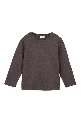 T-shirt - Gemêleerd Antraciet