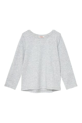 T-shirt - Gemêleerd Lichtgrijs