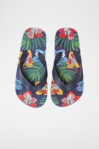 Strandslippers - Marineblauw