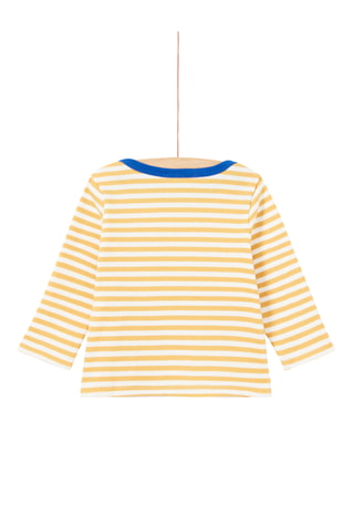 T-shirt - Geel en Ecru