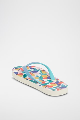 Strandslippers - Zeegroen