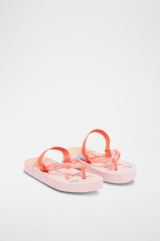 Strandslippers - Koraalrood