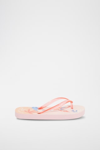 Strandslippers - Koraalrood