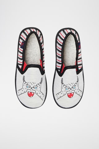 Slip-ons - Gemêleerd Grijs