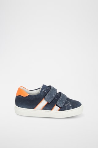 Splitleren Sneakers - Donkerblauw