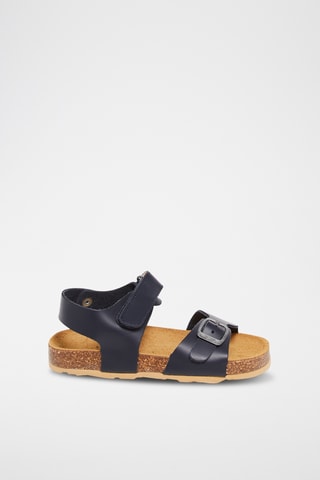 Leren Sandalen - Marineblauw
