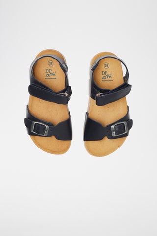 Leren Sandalen - Marineblauw