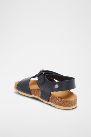 Leren Sandalen - Marineblauw