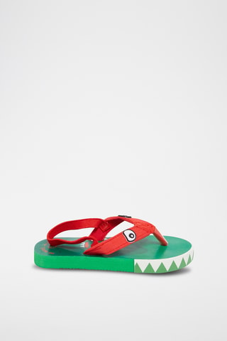 Strandslippers - Rood