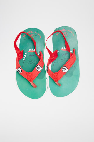 Strandslippers - Rood