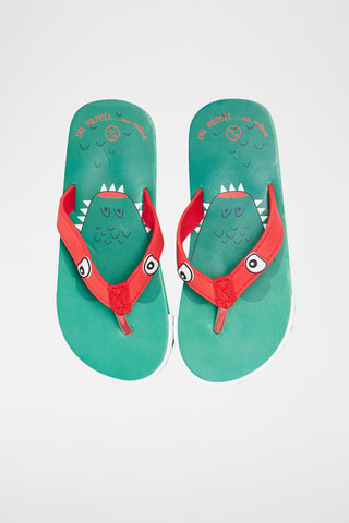 Strandslippers - Rood