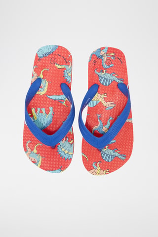 Strandslippers - Blauw