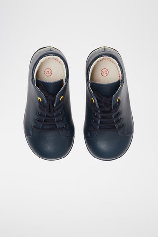 Leren Boots - Marineblauw
