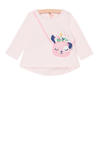 T-shirt - Poederroze