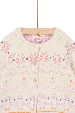 Jacquard Geweven Vest - Beige