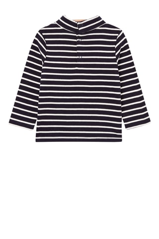 Ondertrui met Streepmotief - Blauw