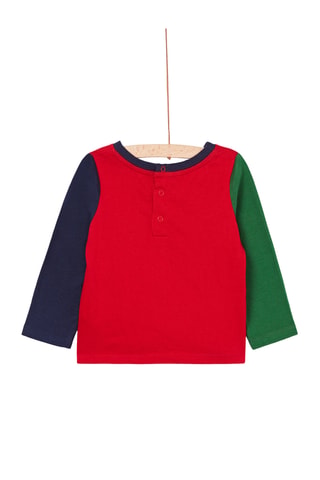 Kerstshirt met Multitechnische Animatie - Rood