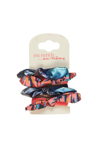 Set van 4 Haarelastieken - Blauw