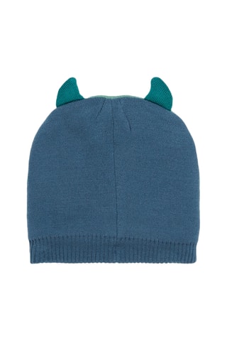 Muts met Oortjes - Pauwblauw
