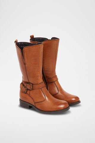Leren Laarzen - Camel