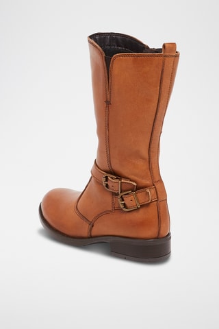 Leren Laarzen - Camel