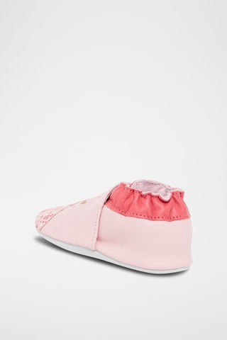 Leren Pantoffels - Lichtroze