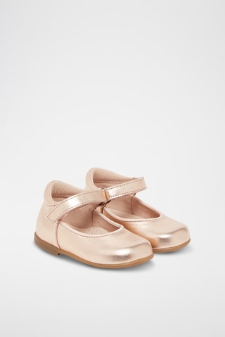 Leren Mary Janes - Goudkleurig